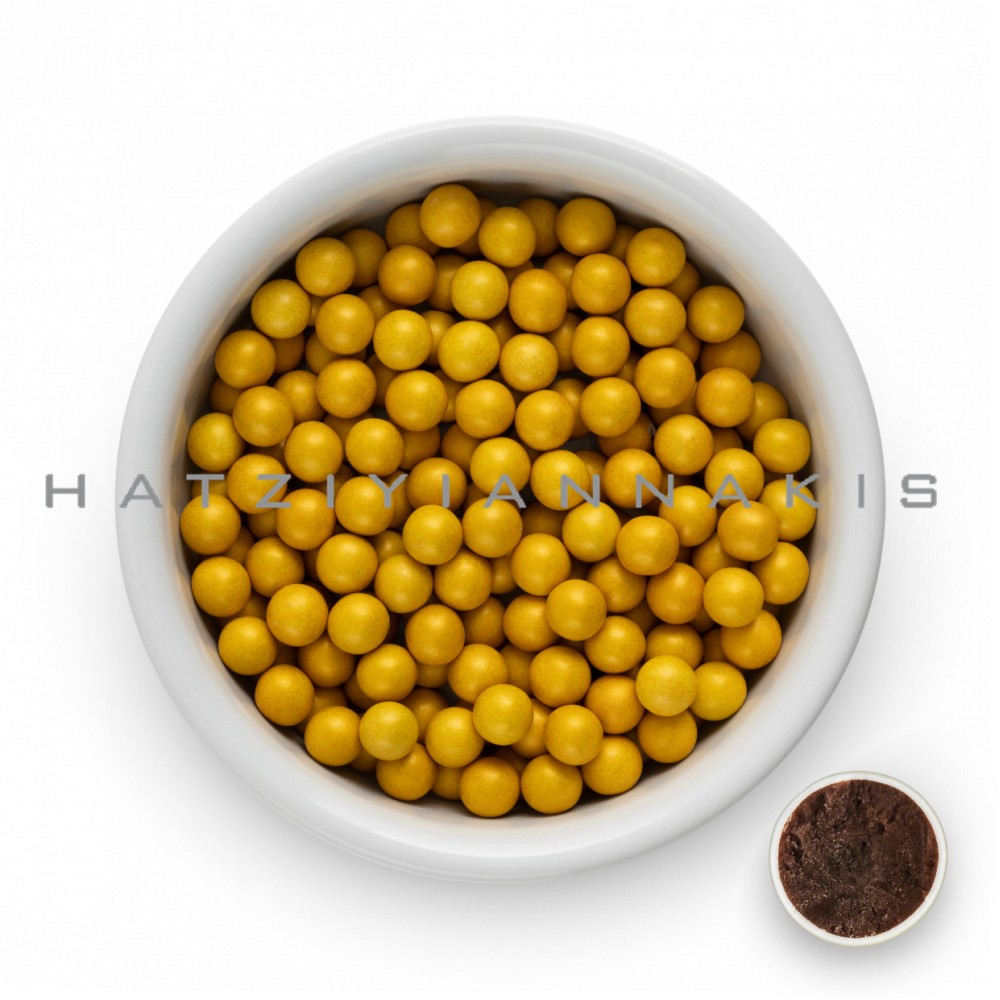 Choco balls χρυσό σατινέ 1 κιλό Χατζηγιαννάκη