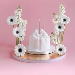 Κεριά μαύρα 14cm 12τεμ PartyDeco