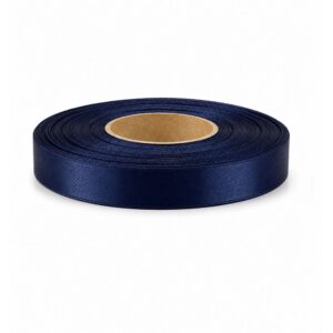 Κορδέλα σατέν μπλε σκούρο 12mm 50m διπλής όψης