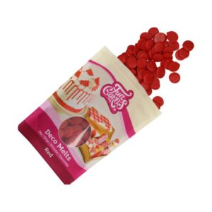 Deco melts κόκκινο 250γρ Funcakes
