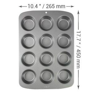 Alternative view of Ταψί αντικολλητικό για μάφιν 12 θέσεων 45x26,5x5cm PME