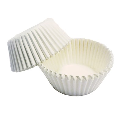 Θήκες cupcake mini λευκό 3,3cm 100τεμ PME - Image 3