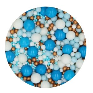Alternative view of Πέρλες blue celebration soft 80γρ Funcakes