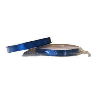 Κορδέλα σατέν μπλε royal 16mm 91,44m μονής όψης