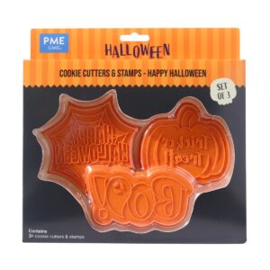 Κουπάτ happy halloween με σφραγίδα 3τεμ PME