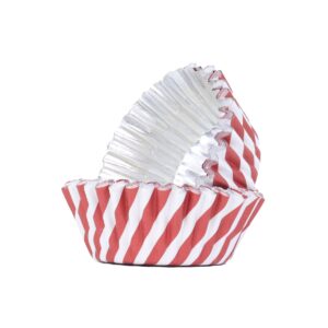 Alternative view of Θήκες για cupcake χριστουγεννιάτικες κόκκινο λευκό ριγέ 30τεμ PME