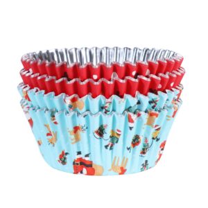 Alternative view of Θήκες Cupcakel Santa & Rudolph 60τεμ PME