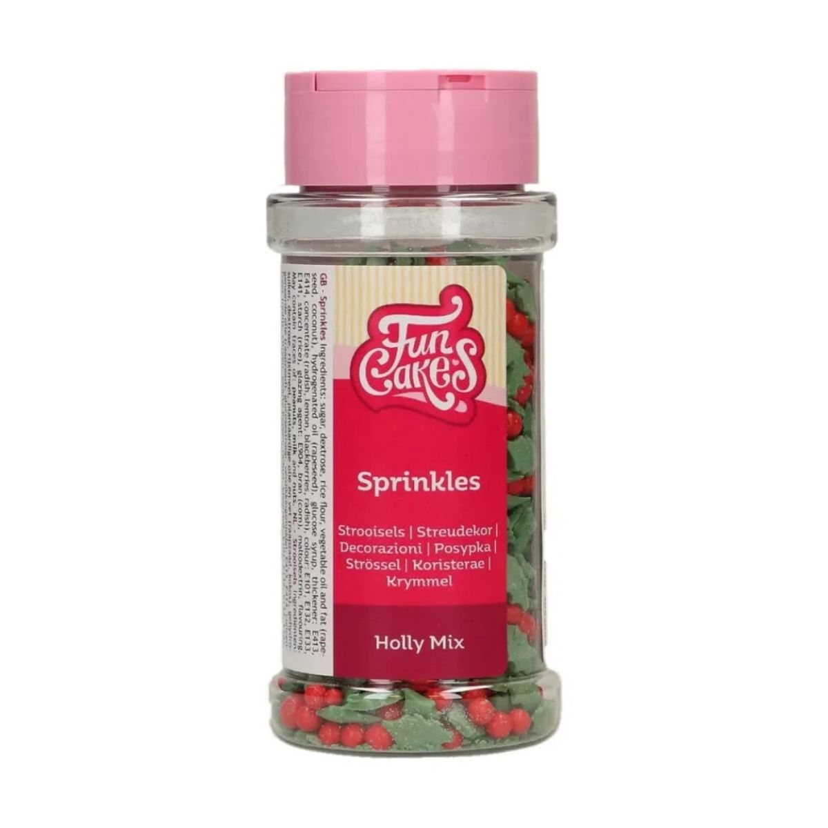 Sprinkles Holly mix 55γρ Funcakes