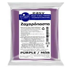 Ζαχαρόπαστα μωβ 250 g Melilot Easy