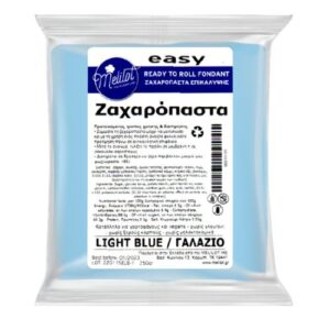 Ζαχαρόπαστα γαλάζιο 250g Melilot Easy