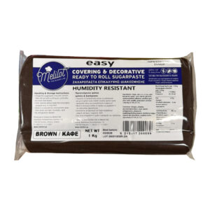 Ζαχαρόπαστα καφέ 1 kg Melilot Easy