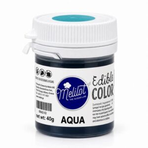 Χρώμα ζαχαροπλαστικής πάστα γαλάζιο aqua 40 g Melilot