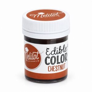 Χρώμα ζαχαροπλαστικής πάστα chestnut 40 g Melilot