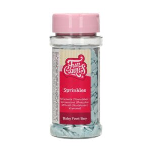Sprinkles πατουσάκια γαλάζια 55 g Funcakes